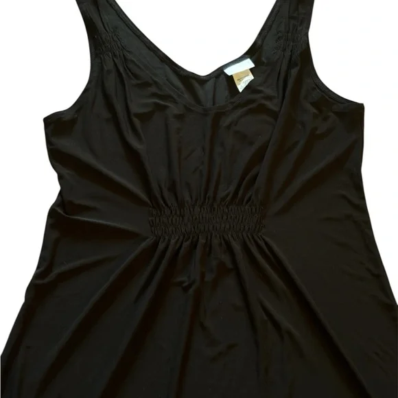 NWT Dotti Women’s Black Breeze Tank Dress Aqua Beachwear Small - Picture 2 of 7